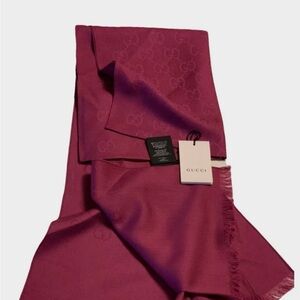 Gucci maroon Scarf